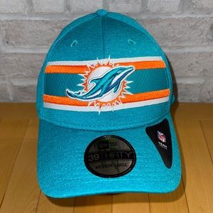 New Era Hat Fitted Miami Dolphins Medium - Large